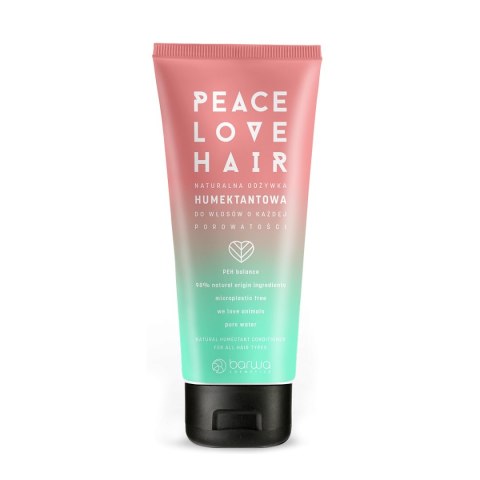 Barwa Peace Love Hair naturalna odżywka humektantowa do włosów o każdej porowatości 180ml (P1)