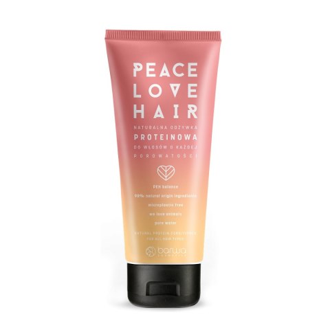 Barwa Peace Love Hair naturalna odżywka proteinowa do włosów o każdej porowatości 180ml (P1)