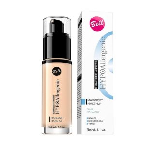 Bell HypoAllergenic MatSoft Make-Up hypoalergiczny fluid matujący 02 Natural 30g (P1)