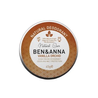 BenAnna Natural Deodorant naturalny dezodorant w kremie w aluminiowej puszce Vanilla Orchid 45g (P1)