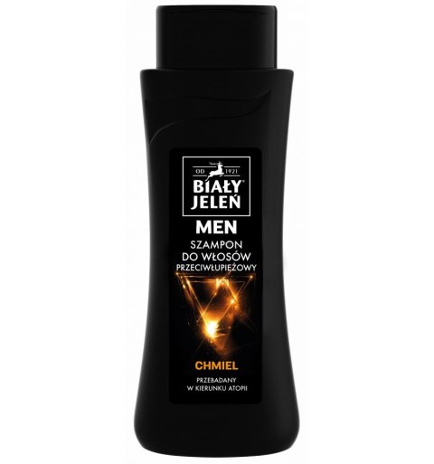 Biały Jeleń For Men hipoalergiczny przeciwłupieżowy szampon do włosów z ekstraktem z chmielu 300ml (P1)