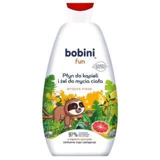 Bobini Fun płyn do kąpieli i żel do mycia ciała o zapachu cytrusów 500ml (P1)