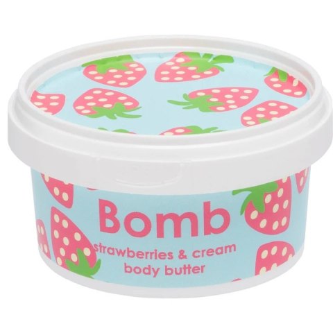 Bomb Cosmetics Strawberry Cream Prefect Body Butter masło do ciała Truskawka Śmietana 200ml (P1)