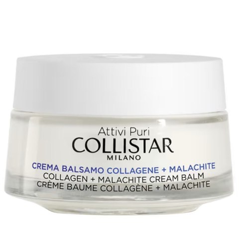 Collistar Attivi Puri Collagen + Malachite Cream Balm przeciwzmarszczkowy krem-balsam do twarzy z kolagenem i malachitem 50ml (P