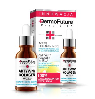 Dermofuture Active Collagen In Gel kuracja do twarzy z aktywnym kolagenem do skóry suchej i dojrzałej 20ml (P1)