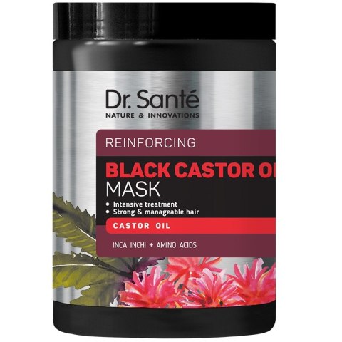 Dr. Sante Black Castor Oil Mask regenerująca maska do włosów z olejem rycynowym 1000ml (P1)