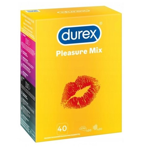 Durex Pleasure Mix prezerwatywy stymulujące 40szt (P1)