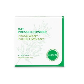 Ecocera Oat Pressed Powder prasowany puder owsiany do każdego rodzaju cery 10g (P1)