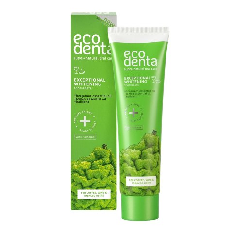 Ecodenta Exceptional Whitening Toothpaste wybielająca pasta do zębów z olejkiem eterycznym z bergamotki i kalidentem 100ml (P1)