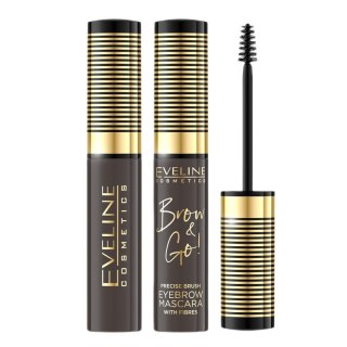 Eveline Cosmetics Brow Go! maskara do brwi z zagęszczającymi włókienkami 02 Dark 6ml (P1)