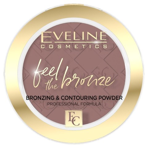 Eveline Cosmetics Feel The Bronze puder brązujący 02 Chocolate Cake 4g (P1)