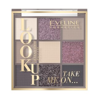 Eveline Cosmetics Look Up paleta 9 cieni do powiek Take Me On 10.8g (P1)