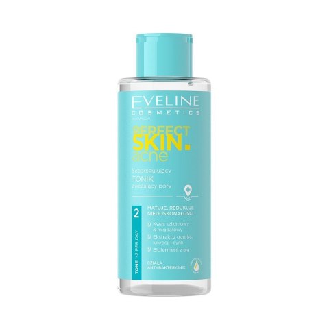 Eveline Cosmetics Perfect Skin.acne seboregulujący tonik zwężający pory 150ml (P1)