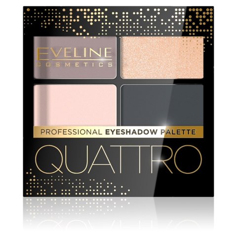 Eveline Cosmetics Quattro Professional Eyeshadow Palette paletka cieni do powiek 02 3.2g (P1)