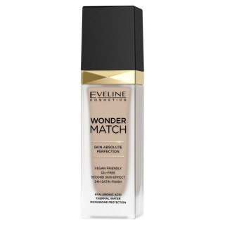 Eveline Cosmetics Wonder Match Foundation luksusowy podkład dopasowujący się 12 Light Natural 30ml (P1)