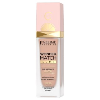 Eveline Cosmetics Wonder Match Lumi luksusowy podkład rozświetlający do twarzy 20 Nude 30ml (P1)