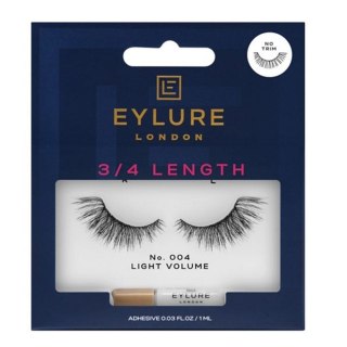 Eylure 3/4 Length Lashes sztuczne rzęsy z klejem efekt pogrubienia No. 004 (P1)