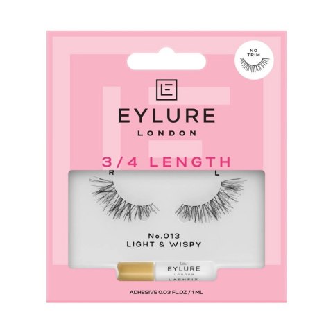 Eylure 3/4 Length Lashes sztuczne rzęsy z klejem efekt unikalnego podkreślenia No. 013 (P1)