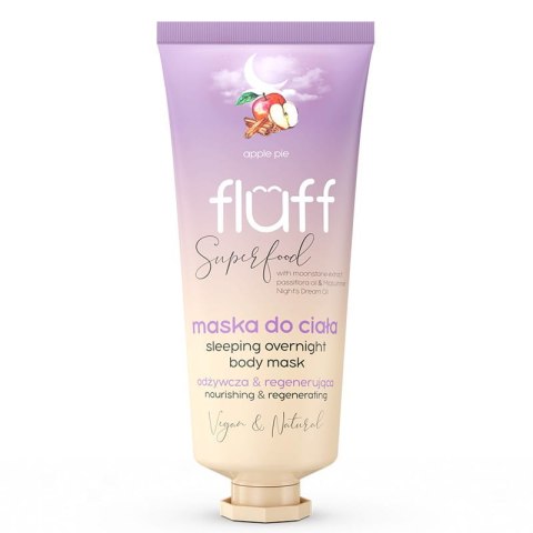 Fluff Sleeping Overnight Body Mask odżywczo-regenerująca maska do ciała Szarlotka 150ml (P1)