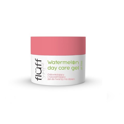 Fluff Watermelon Day Care Gel odświeżający i nawadniający żel do twarzy na dzień Arbuz 50ml (P1)