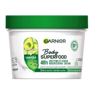 Garnier Body Superfood Avocado odżywczy krem z olejkiem z awokado i kwasem omega-6 380ml (P1)