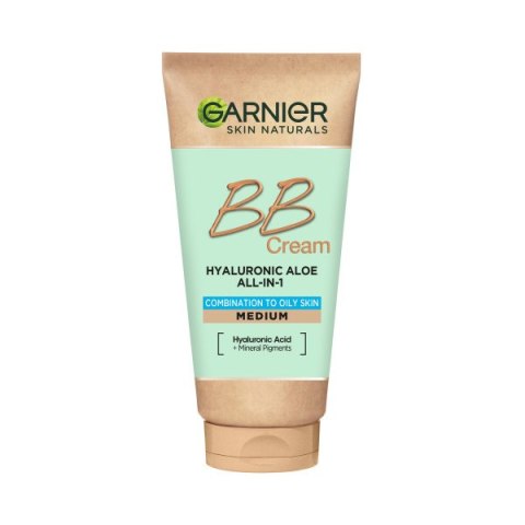 Garnier Hyaluronic Aloe All-In-1 BB Cream nawilżający krem BB dla skóry tłustej i mieszanej Śniady 50ml (P1)