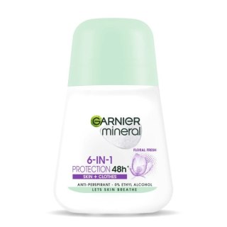 Garnier Mineral 6-in-1 Protection Floral Fresh antyperspirant w kulce 50ml (P1)