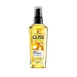 Gliss Daily Oil-Elixir odżywczy eliksir do włosów zniszczonych i suchych do codziennego stosowania 75ml (P1)