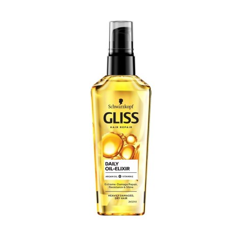 Gliss Daily Oil-Elixir odżywczy eliksir do włosów zniszczonych i suchych do codziennego stosowania 75ml (P1)