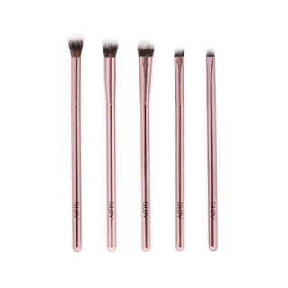 Glov Eye Brushes pędzle do makijażu oczu Pink 5szt (P1)