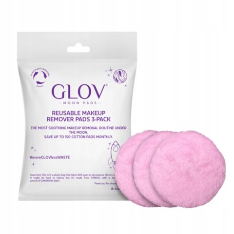 Glov Moon Pads Reusable Makeup Remover płatki do zmywania makijażu 3szt (P1)