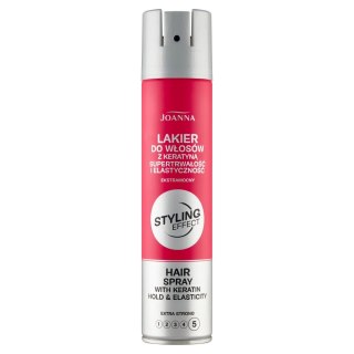 Joanna Styling Effect lakier do włosów z keratyną ekstramocny 250ml (P1)