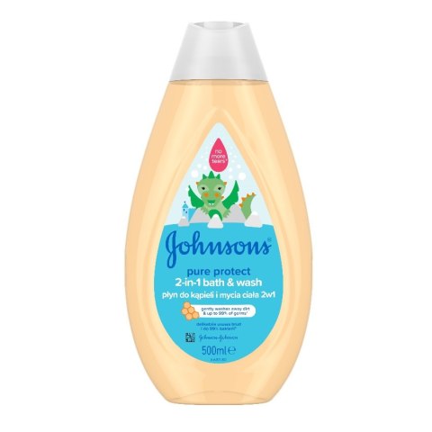 Johnson Johnson Johnson's Baby Pure Protect 2in1 BathWash płyn do kąpieli i mycia ciała dla dzieci 500ml (P1)