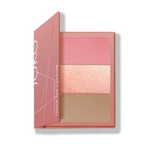 Joko Touch The Illusion Contouring Palette paletka do konturowania twarzy 3w1 01 Pink 3x3.5g (P1)