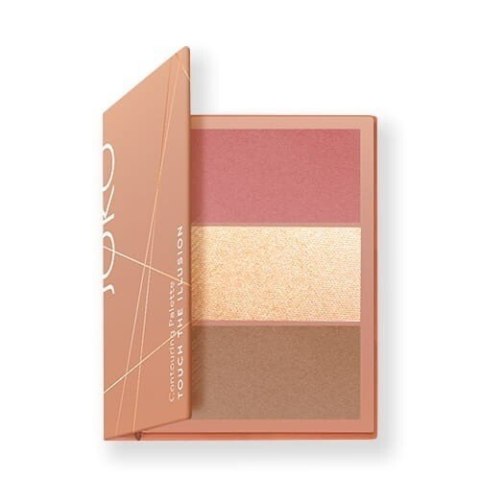 Joko Touch The Illusion Contouring Palette paletka do konturowania twarzy 3w1 03 Peach 3x3.5g (P1)