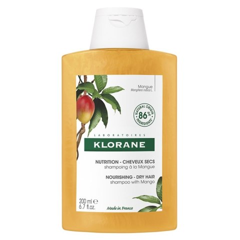 Klorane Nourishing Shampoo odżywczy szampon do włosów z mango 200ml (P1)