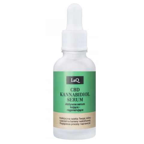 LaQ CBD Kannabidiol aktywne serum kojąco-regenerujące 30ml (P1)