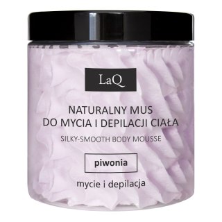 LaQ Naturalny mus do mycia i depilacji ciała Piwonia 250ml (P1)