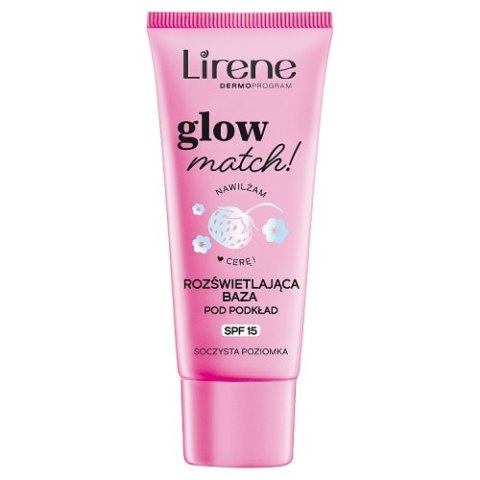 Lirene Glow Match! rozświetlająca baza pod podkład SPF15 30ml (P1)