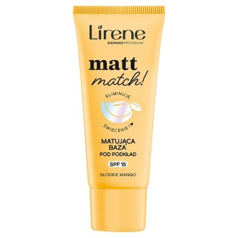 Lirene Matt Match! matująca baza pod podkład SPF15 30ml (P1)