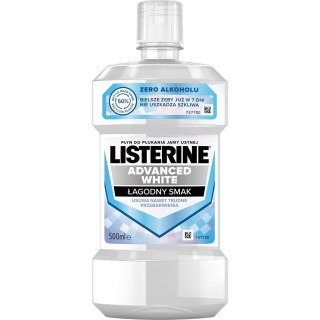 Listerine Advanced White płyn do płukania jamy ustnej Mild Taste 500ml (P1)