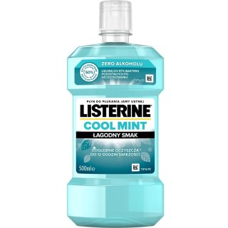 Listerine Cool Mint płyn do płukania jamy ustnej Łagodny Smak 500ml (P1)