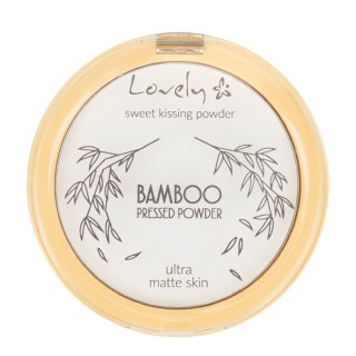 Lovely Bamboo Pressed Powder transparenty matujący puder prasowany do twarzy 10g (P1)