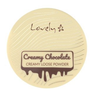 Lovely Creamy Chocolate Loose Powder czekoladowy matowy puder brązujący do twarzy i ciała z ekstraktem z nasion kakao 8g (P1)