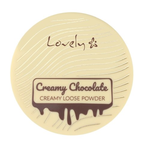 Lovely Creamy Chocolate Loose Powder czekoladowy matowy puder brązujący do twarzy i ciała z ekstraktem z nasion kakao 8g (P1)