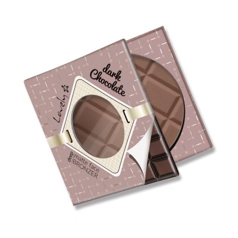 Lovely Dark Chocolate Deep Matte Face Bronzer czekoladowy matowy bronzer do twarzy i ciała 9g (P1)