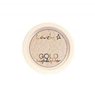 Lovely Gold Highlighter rozświetlacz do twarzy w kamieniu (P1)