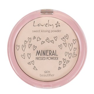 Lovely Mineral Pressed Powder transparentny silnie matujący fikser mineralny do twarzy 10g (P1)