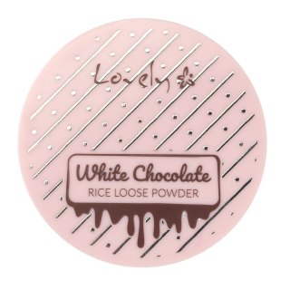 Lovely White Chocolate Loose Powder utrwalający puder ryżowy do twarzy dla każdego typu cery 8g (P1)