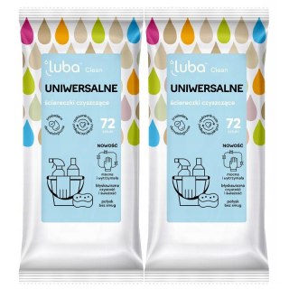 Luba Clean uniwersalne ściereczki czyszczące 2x72szt. (P1)